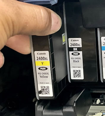 How to remove Ink Cartridges from a Canon Maxify Printer