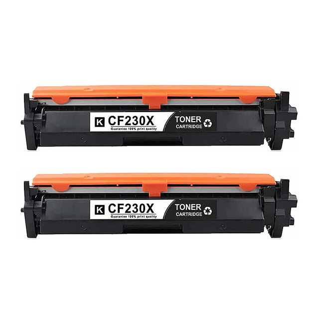 2x HP 30X Compatible Toner Cartridges ( CF230X )