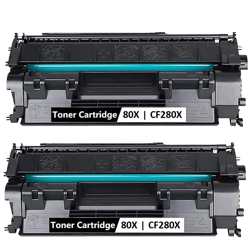 2x HP 80X Compatible Toner Cartridges (CF280X)