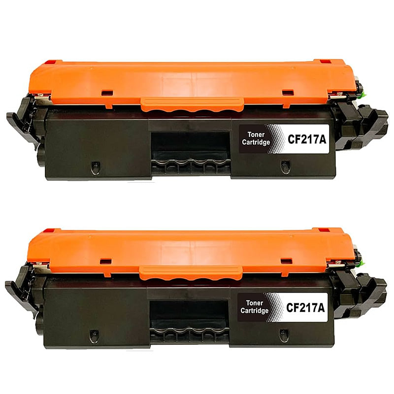 2x HP 17A Compatible Toner Cartridges (CF217A)