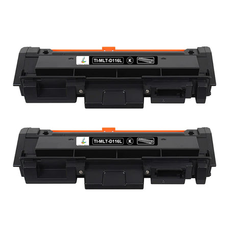 2x Samsung MLT D116L Compatible Toner Cartridges