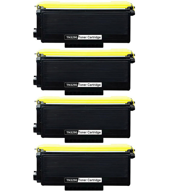 4x Brother TN-3290 Compatible Toner Cartridges