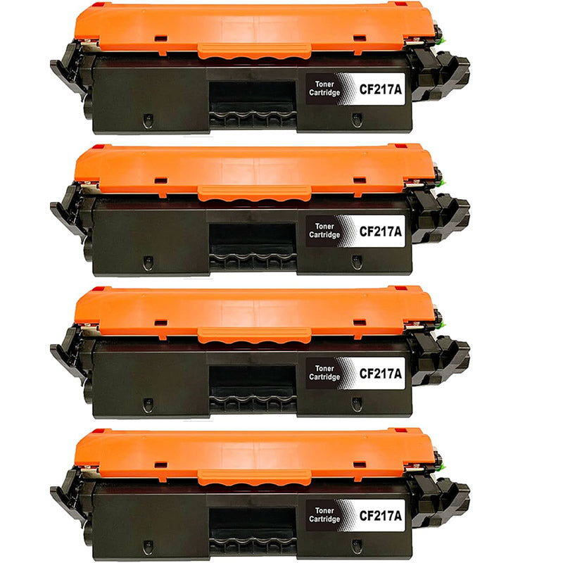 4x HP 17A Compatible Toner Cartridges (CF217A)