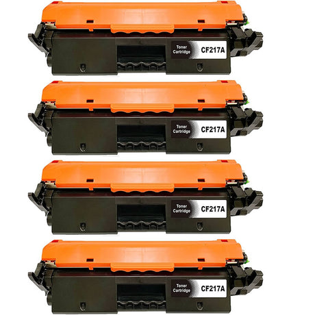 4x HP 17A Compatible Toner Cartridges (CF217A)