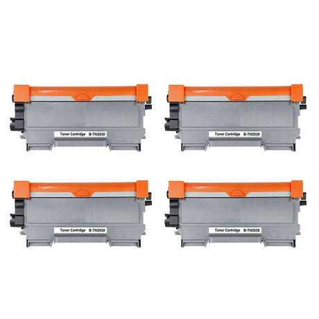 4x Brother TN-2030 Compatible Toner Cartridges