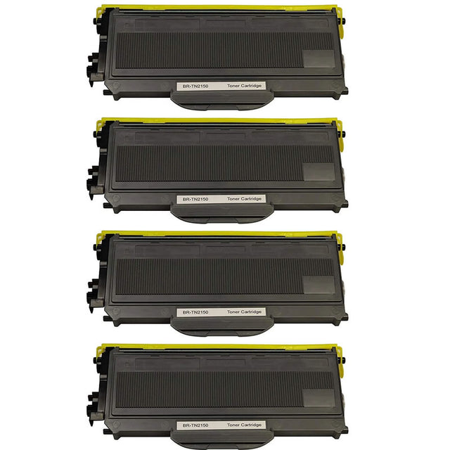 4x Brother TN-2150 Compatible Toner Cartridges