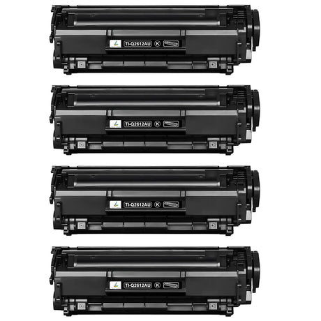 4x HP 12A Compatible Toner Cartridges ( Q2612A )