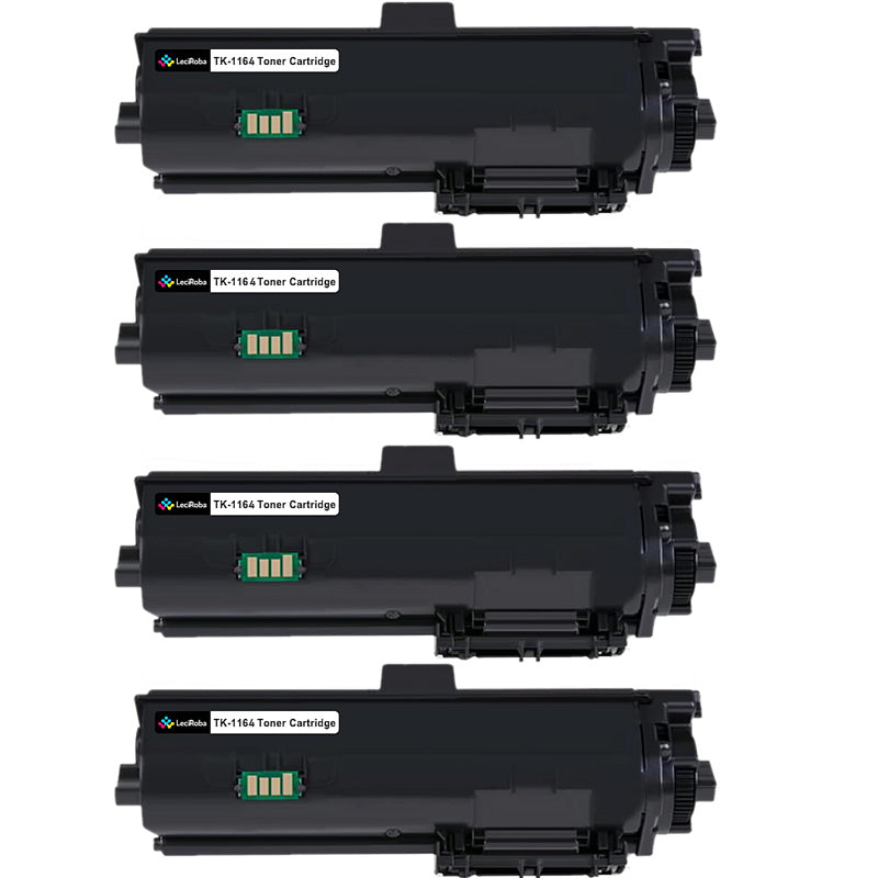 4x Kyocera TK 1164 Compatible Toner Cartridges