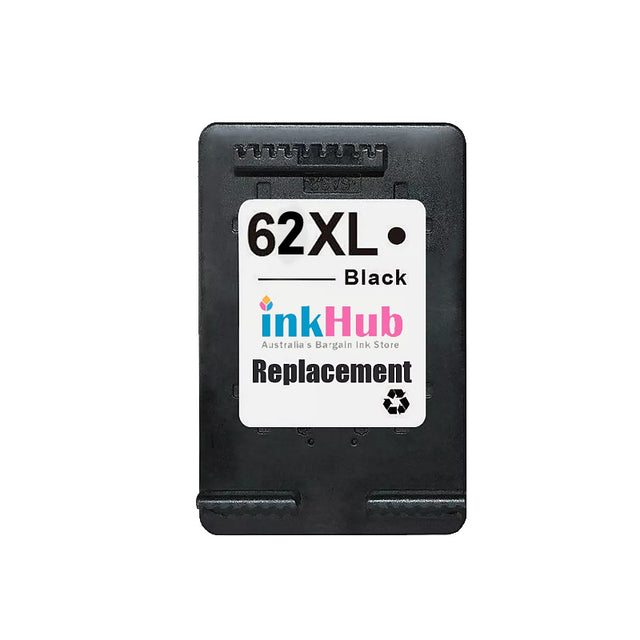 HP 62XL Black Compatible Ink Cartridge - HP62XL BK