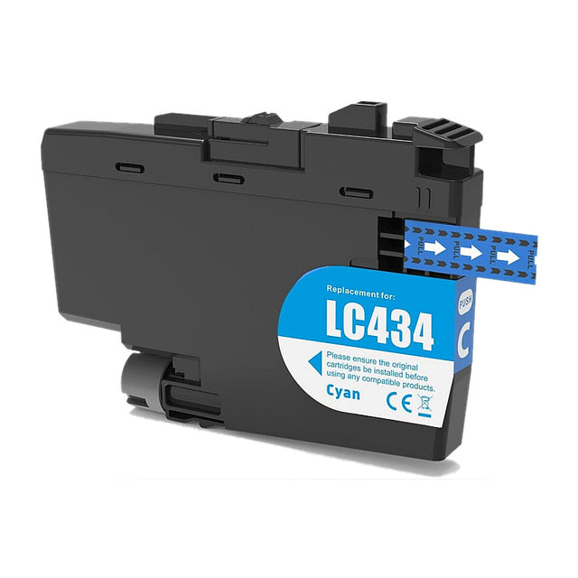 Brother LC434 Cyan Compatible Ink Cartridge