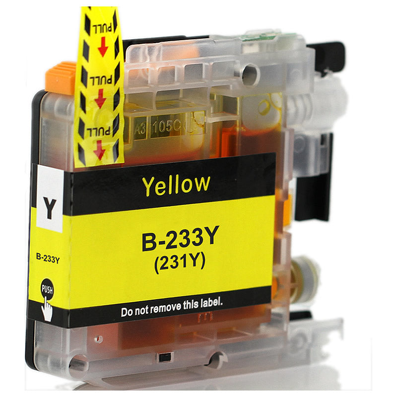 Brother LC233Y Yellow Compatible ink Cartridge