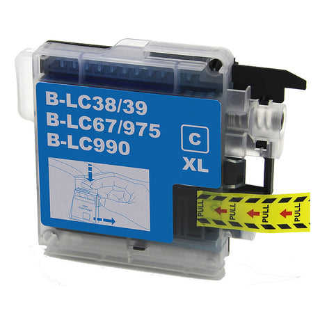 Brother LC38C Cyan Compatible Ink Cartridge