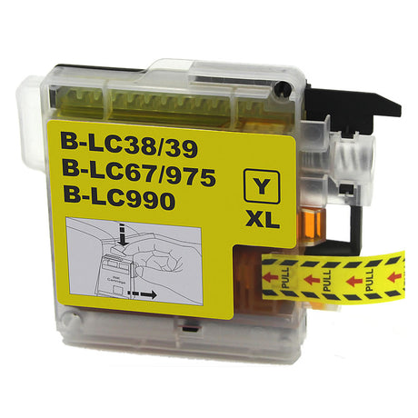 Brother LC38Y Yellow Compatible Ink Cartridge