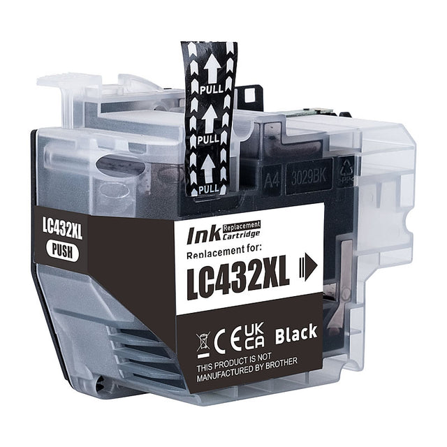 Brother LC432XL Black Compatible Ink Cartridge