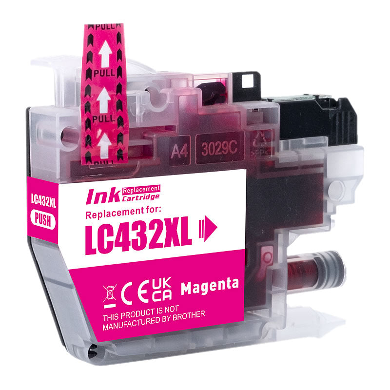 Brother LC432XL Magenta Compatible Ink Cartridge